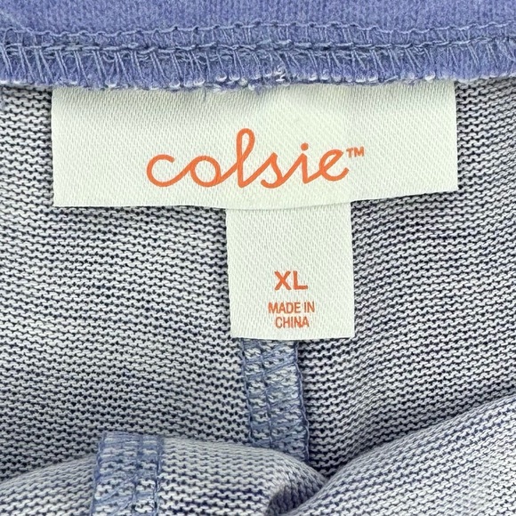 Colsie size XL lavender colored heart pattern mini shorts - Picture 4 of 8